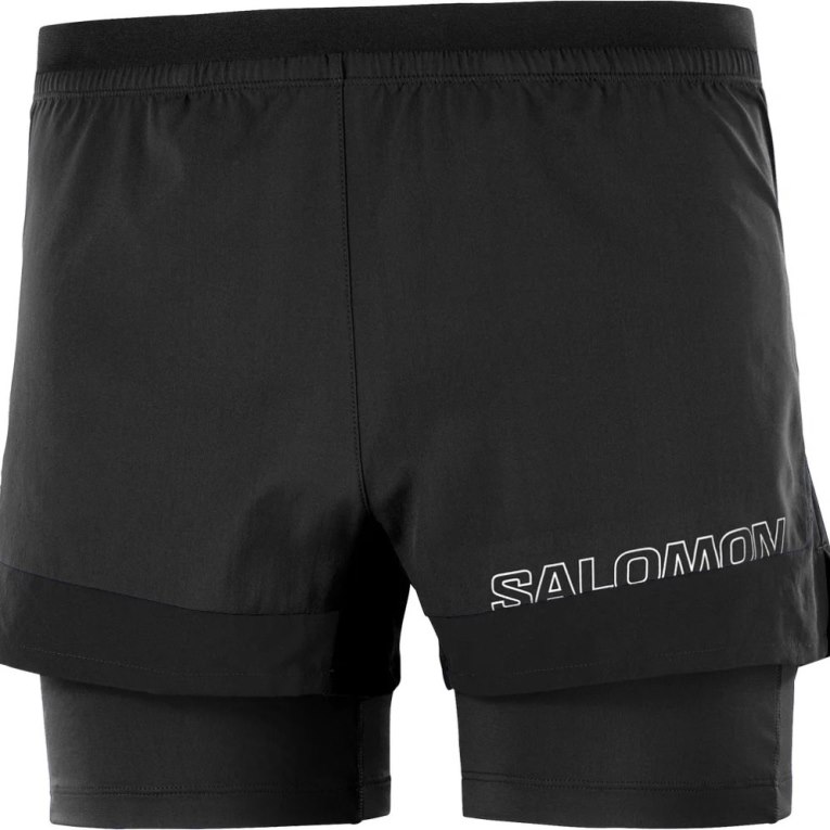 Bermudas Salomon Cross 2in1 Hombre Negros | MX FOZL319